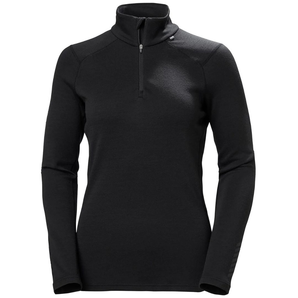 SOUS VETEMENT THERMIQUE HELLY HANSEN W LIFA MERINO 1/2 ZIP