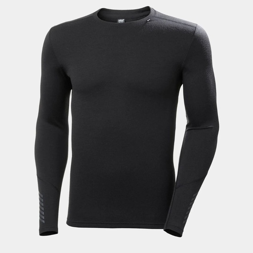 SOUS VETEMENT THERMIQUE HELLY HANSEN M LIFA MERINO MIDWEIGHT CREW